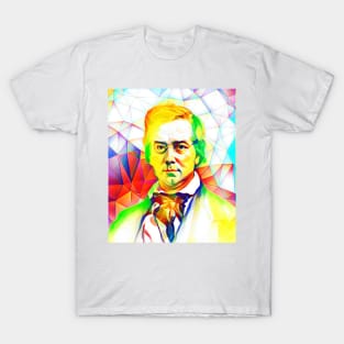 George Perkins Marsh Colourful Portrait | George Perkins Marsh Artwork 12 T-Shirt